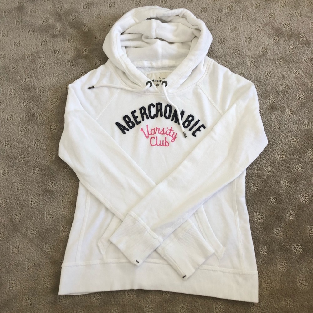 White Abercrombie and Fitch Hoodie